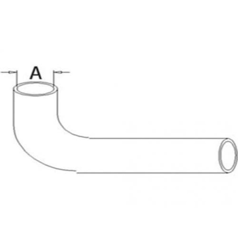 Radiator Hose - Upper fits Massey Ferguson 3080 3095 3115 3120 6160 6170 6180 3582179M2