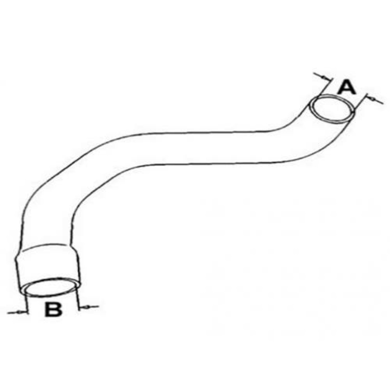 Lower Radiator Hose fits John Deere 4520 R43581