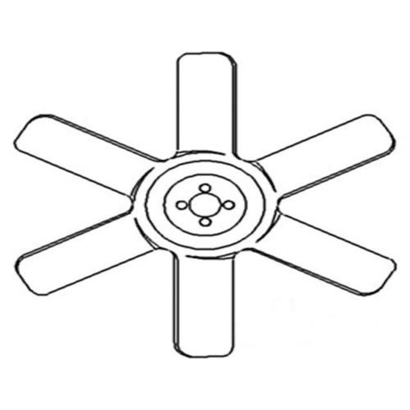 Cooling Fan - 6 Blade fits Kubota M5950 M6030 M7030 M7500 M8030 15725-74110