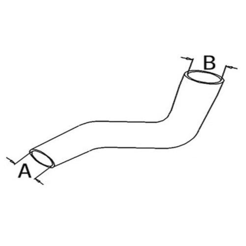 Lower Radiator Hose fits John Deere 5103 5105 5200 5203 5205 5210 5220 5300 5303 5310 5310N 5320 5320N 5400 5410 5415 5500 5500N 5510 5510N R126013