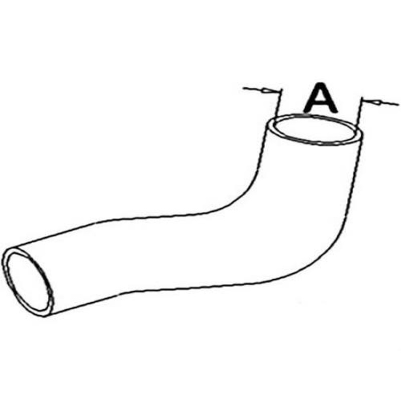 Upper Radiator Hose fits Allis Chalmers 72089692 fits FIAT 450 450DT 480 480DT 500 540 540DT 550 600 640 4950088 fits Oliver 677214A fits Long TX10443
