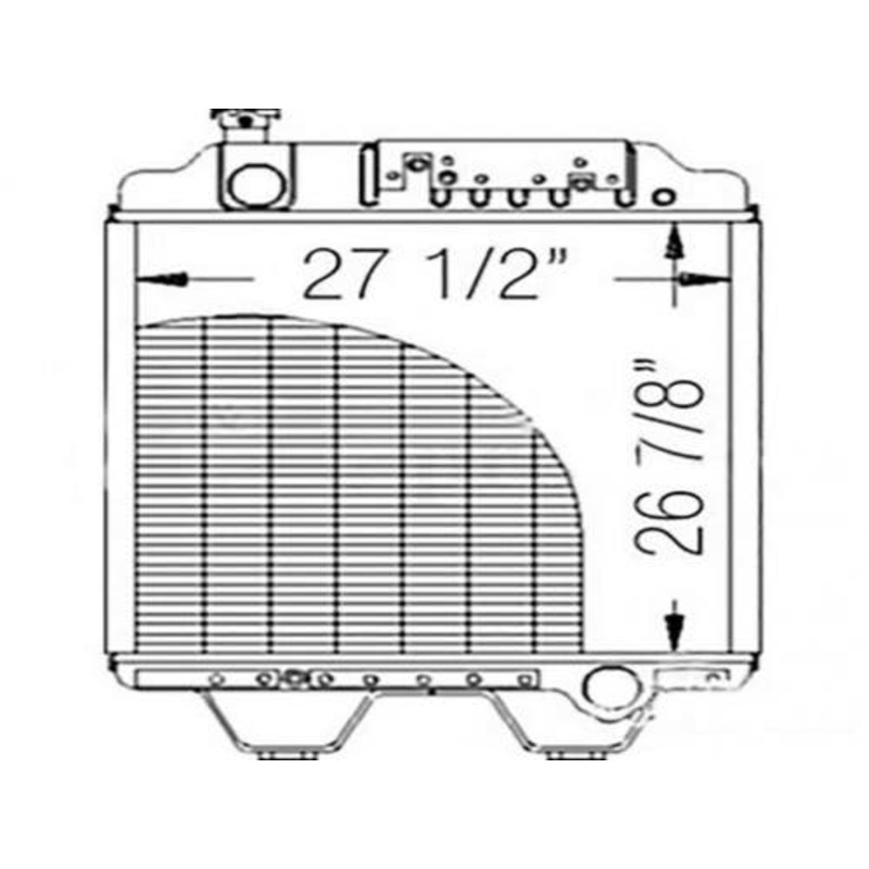 Radiator fits New Holland G190 8770 8770A 86012173 89821616 9821616 86013263 fits Ford 8770 86013263
