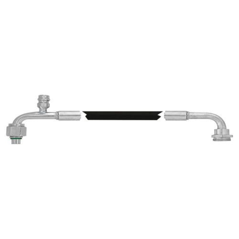 Suction Hose - Compressor to Quick Coupler fits New Holland TM115 TM120 TM125 TM130 TM135 TM140 82008672 fits Ford 82008672 fits Case IH 82014147