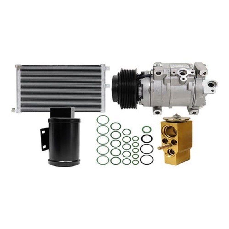 Air Conditioning Kit with Condenser fits John Deere 6R 165 6R 175 6R 195 6R 215 6R 230 6R 250 6140R 6145R 6150R 6150RH 6155R 6155RH 6175R RE284680
