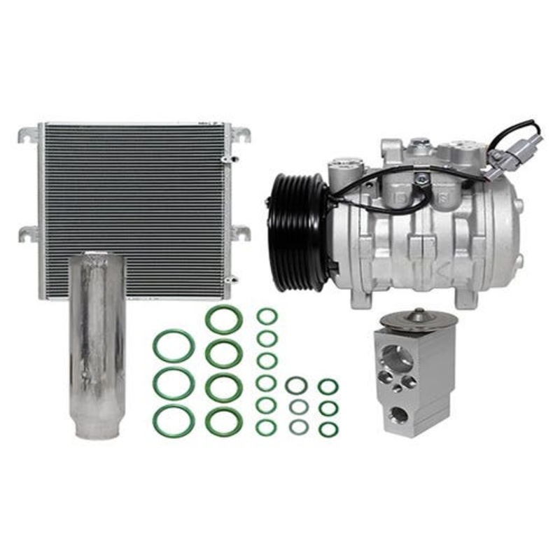 Air Conditioning Kit with Condenser fits Kubota M6-131 M6-141 M135 3P999-00620 3Y205-50040 3P999-00230 3F999-01740 T1275-72170 3A851-72170