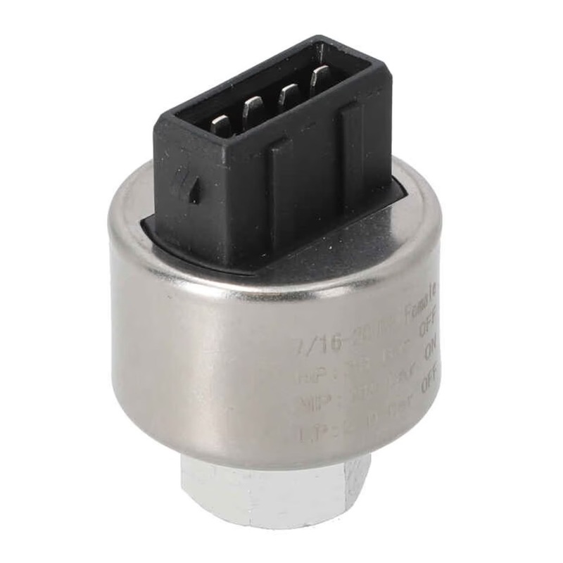 Air Conditioning Line Pressure Switch fits New Holland TM120 TM130 TM140 TM155 TM175 TM190 TS100A TS110A TS115A 82019426 fits Case IH MXM130 82019426