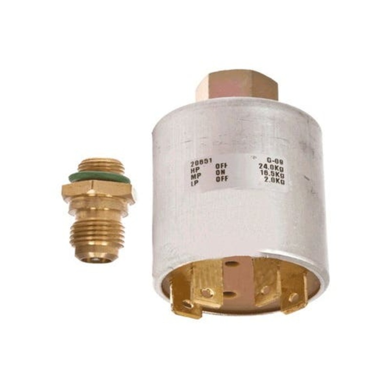 Trinary Pressure Switch Kit fits Massey Ferguson 362 375 383 390 393 398 399 3697198M1 fits Deutz 4337855 fits Challenger 79012158 fits AGCO 04337855