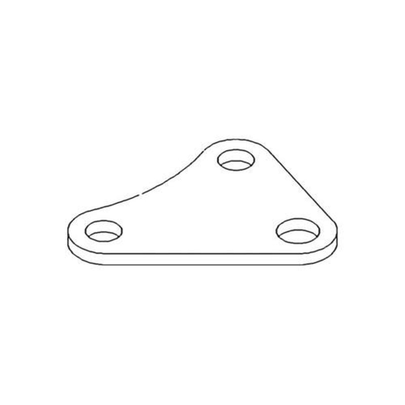Air Conditioning Conversion Mounting Plate fits John Deere 4040 4230 4240 4430 4440 4630 4640 R228846
