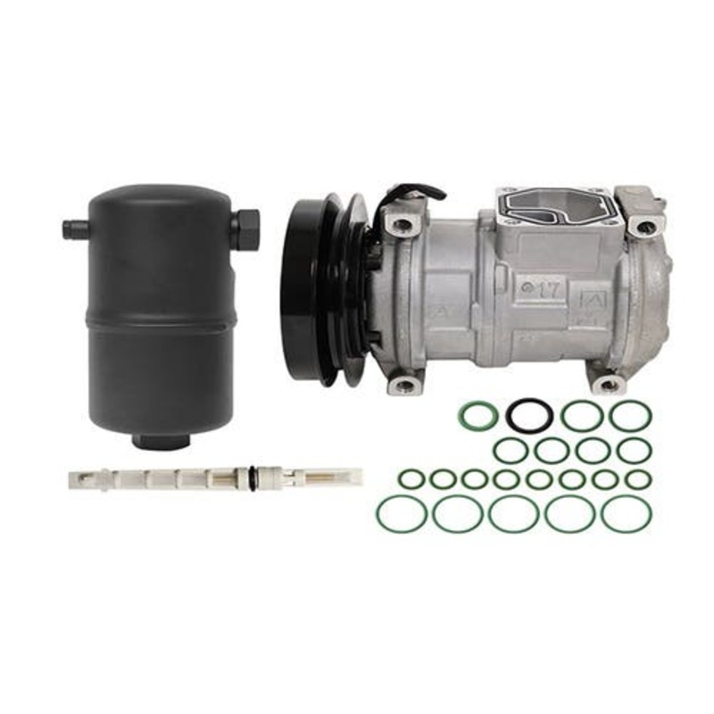 Air Conditioning Kit with Accumulator Compressor Orifice Tube and Seals fits John Deere 8570 8770 8870 8970