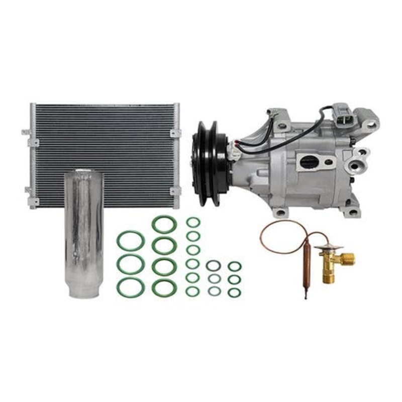 Air Conditioning Kit with Condenser fits Kubota M95 M105 M108 6A671-97114 6A671-97110 3P200-50040 3P999-00230 3F999-01740 33770-96121