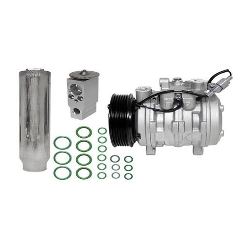 Air Conditioning Kit with Heavy Duty Compressor fits Kubota M7-131 M7-151 M7-171 3P999-00620 3P999-00230 3F999-01740 T1275-72170 3A851-72170
