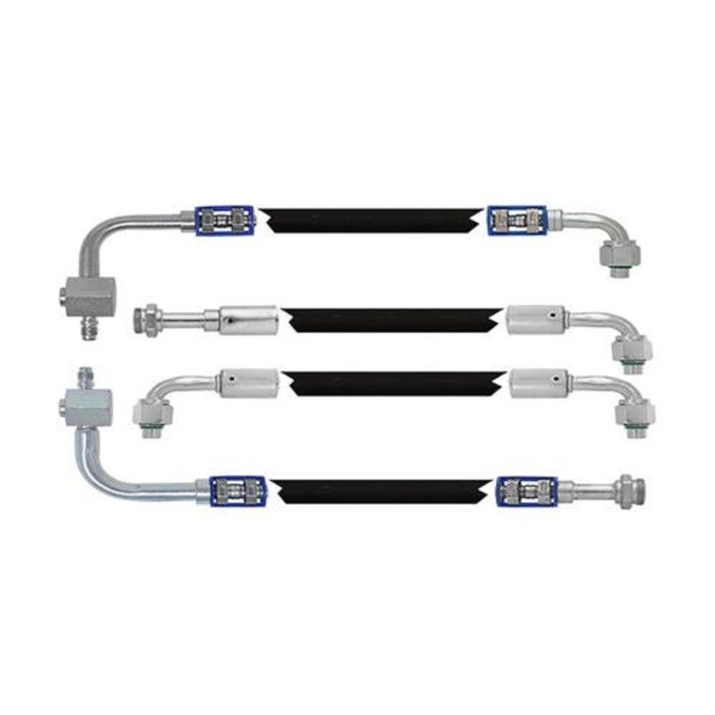 Hose Kit - 4 Hoses Cab Forward fits Massey Ferguson 2675 2705
