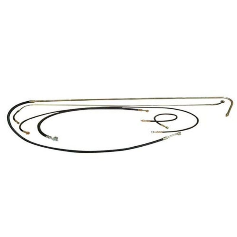 Hose Kit O-Ring with Steel Suction Line - 5 Hoses fits International 786 886 986 1086 1486 1586