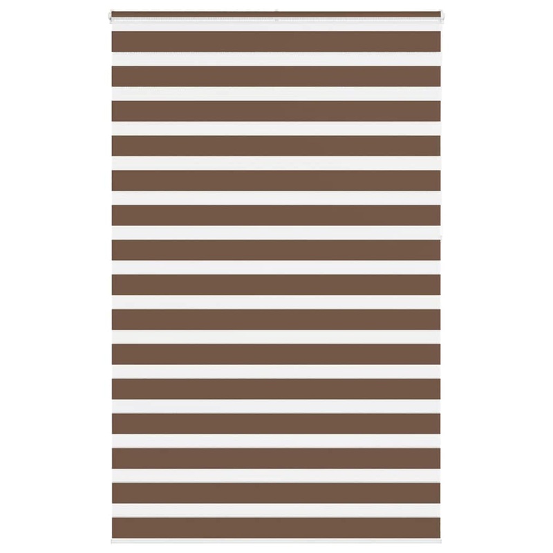 Store zbre marron 145x230cm largeur du tissu 140,9cm polyester