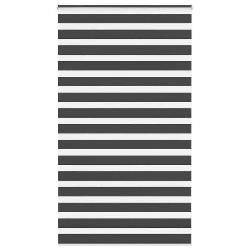 Store zbre noir 120x200 cm largeur du tissu 115,9 cm polyester
